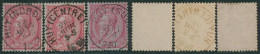 émission 1884 - N°46 X3 Obl Simple Cercle "Huy (nord, Centre Et Sud)" - 1884-1891 Leopoldo II