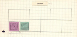 INDIA - BAMRA - No. 7c, 8b - 1890 - Bamra