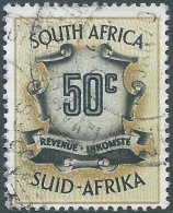 SOUTH AFRICA - AFRIQUE DU SUD - SUID-AFRIKA , Revenue Stamp INKOMSTE ,Tax - Fiscal 50c Used - Timbres De Service