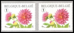 R111**(3684) X 2 - Timbre Rouleau / Rolzegels - Dahlia - BELGIQUE / BELGIË / BELGIEN - BUZIN - Rouleaux