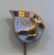 Handball Balonmano - Romania Federation, Vintage Pin Badge Abzeichen, Enamel - Handball