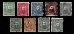 - CONGO BELGE - 1887 / 89 - YT N° 6 / 10 + 12 / 13B - Oblitérés Et * - Cote YT 2021 = 619,00e - 1884-1894