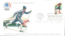 USA ETATS UNIS FDC 1984 J O LAKE PLACID - Hiver 1932: Lake Placid