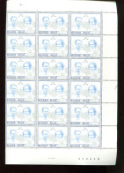 Belgie 1985 2198 Fabiola Boudewijn Monarchie  FULL SHEET Of 30 MNH PLAATNUMMER Xx - 1981-1990