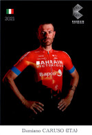 Carte Cyclisme Cycling Ciclismo サイクリング Format Cpm Equipe Cyclisme Bahrain Victorious 2021 Damiano Caruso Italie Sup.Etat - Cycling
