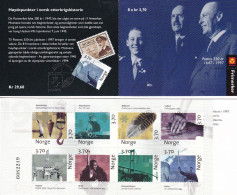 Norge, 1997, 1249/56 Booklet 31, MNH **, 350 Jahre Norwegische Post (III).control Number - Booklets