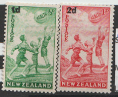 New  Zealand   1939   SG  611-2  Health  Mounted Mint   - Unused Stamps