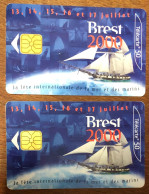 BREST 2000 TELECARTE REF PHONECOTE F1064 "3" PLAT & ARRONDI TELEFONKARTE SCHEDA TARJETA PHONECARD PREPAID PREPAYÉE - 2000