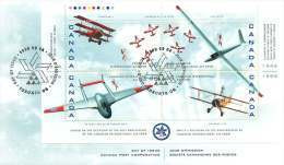 1999   Canadian International Air Show   Sc 1807a-d  Pane Of 4 - 1991-2000