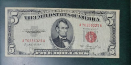 U.S.A. 5 Dollars 1953. BF/BC Banknote. - Billets Des États-Unis (1928-1953)