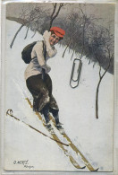 O. Merté :  (  Written Card 1910 With Stamp )   Ski - Mertè, O.