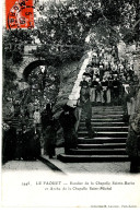 Cpa Le Faouet, Escalier De La Chapelle Ste Barbe - Faouët