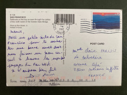 CP Pour La FRANCE TP TENNESSEE 75 OBL.MEC. JA 15 2007 GRAND CANYON - Cartas & Documentos