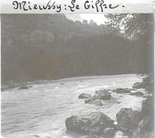 74  / MIEUSSY  / LE GIFFRE / DEBUT 20 EME  / PLAQUE DE VERRE PHOTO STEREO / - Mieussy