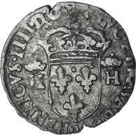 Monnaie, France, Henri IV, Douzain Aux Deux H, 1593, Clermont-Ferrand, 5th Type - 1589-1610 Heinrich IV.