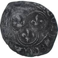 Monnaie, France, Charles VIII, Double Tournois, 1483-1498, TB+, Billon - 1483-1498 Carlo VIII
