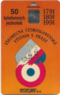 Czechoslovakia - CSFR - Výstava V Praze (Orange) - 1991, SC6, No CN, 50U, 20.000ex, Used - Tchécoslovaquie