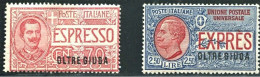 OLTRE GIUBA 1926 ESPRESSI ** MNH LUSSO - Oltre Giuba