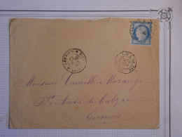 BV15  LA REUNION   BELLE LETTRE RR 1882 PAR PAQUEBOT ST DENIS A ST ANDRE FRANCE +AFF. INTERESSANT ++ - Storia Postale