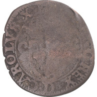 Monnaie, France, Charles X, Douzain Aux Deux C, 1593, Lyon, TB, Billon - 1589-1610 Heinrich IV.