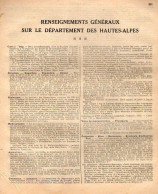 ANNUAIRE - 05 - Département Hautes Alpes - Année 1931 - édition Didot-Bottin - 18 Pages - Telefoonboeken