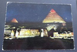 Nocturnal Magic At The Giza Pyramids - Lehnert & Landrock K. Lambelet Succ., Cairo - # 6 - Piramiden