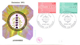 EUROPA FDC 1971 ANDORRE - 1971