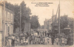 51-RILLY-LA-MONTAGNE- AVENUE DE LA GARE VERS VILLERS ALLERAND - Rilly-la-Montagne
