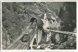 Monte Piottino - Eisenbahn - Foto-Ansichtskarte - Verlag W. Borelli Airolo - Airolo