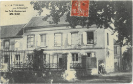 Cpa LA TUILERIE Près DIXMONT 89 - 1908 - Le Café Restaurant GALICIER N° 4 (RARE) - Dixmont