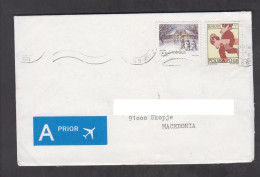 POLAND, COVER, REPUBLIC OF MACEDONIA + - Briefe U. Dokumente