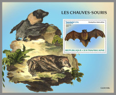 CENTRAL AFRICAN 2023 MNH Bats Fledermäuse Chauves-souris S/S - OFFICIAL ISSUE - DHQ2328 - Fledermäuse