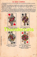 CPA LA BONNE AVENTURE J. BRIEN JEU DE CARTES PLAYING CARDS  - Playing Cards