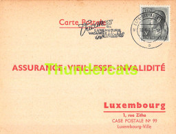 ASSURANCE VIEILLESSE INVALIDITE LUXEMBOURG 1973 KNEIP KREINS ESCH SUR ALZETTE  - Covers & Documents