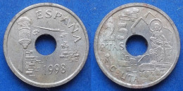 SPAIN - 25 Pesetas 1998 "Ceuta" KM# 990 Juan Carlos I Peseta Coinage (1975-2002) - Edelweiss Coins - 25 Peseta