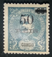 CONGO - 1905 - D.CARLOS I, COM SOBRETAXA - CE54 - Portuguese Congo