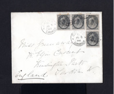 K22-CANADA-OLD COVER QUEBEC To LONDON (england) 1902.Enveloppe British CANADA - Brieven En Documenten