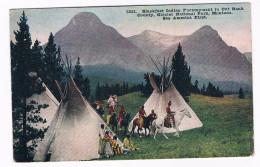 US-936  CUT BANK COUNTY : Blackfeet Indian Encampment - Sonstige & Ohne Zuordnung