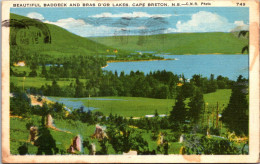Canada Nova Scotia Cape Breton Beautiful Baddeck And Bras D'Or Lakes 1943 - Cape Breton