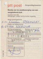 The Netherlands Postal Invoice Registered Letter The Hague 1985 - Netherlands