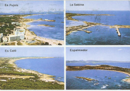 CP Espagne 1979 -  Formentera, Multivues - Plages - Formentera