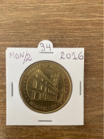 Monnaie De Paris Jeton Touristique -  34 - Montpellier - Faculté De Médecine - 2016 - 2016