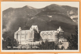 Banff Alberta Canada Old Real Photo Postcard - Banff