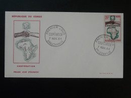 FDC Cooperation Decaris Congo 1964 - FDC