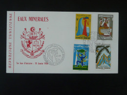 FDC Eaux Minerales Water Tunisie 1966 (ex 2) - Agua