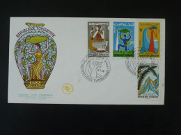 FDC Eaux Minerales Water Tunisie 1966 (ex 3) - Water