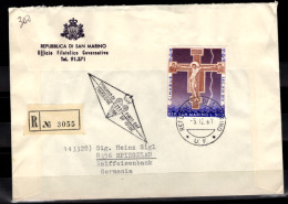 SAN MARINO - 1967 FDC Mi. 902 Christ On Cross By Cimabue -  (BB060) - Briefe U. Dokumente