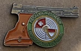 PISTOLET - GUN - ARME - POLICE CANTON DE SOLEURE - CIBLE - PISTOLEN SCHIESSVEREIN - KANTONS POLIZEI SOLOTHURN    -  (32) - Police