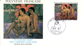 F P+ Polynesien 1981 Mi 325 FDC Gauguin - Covers & Documents