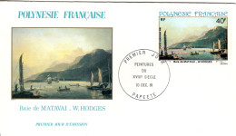 F P+ Polynesien 1981 Mi 339 FDC Hodges - Covers & Documents